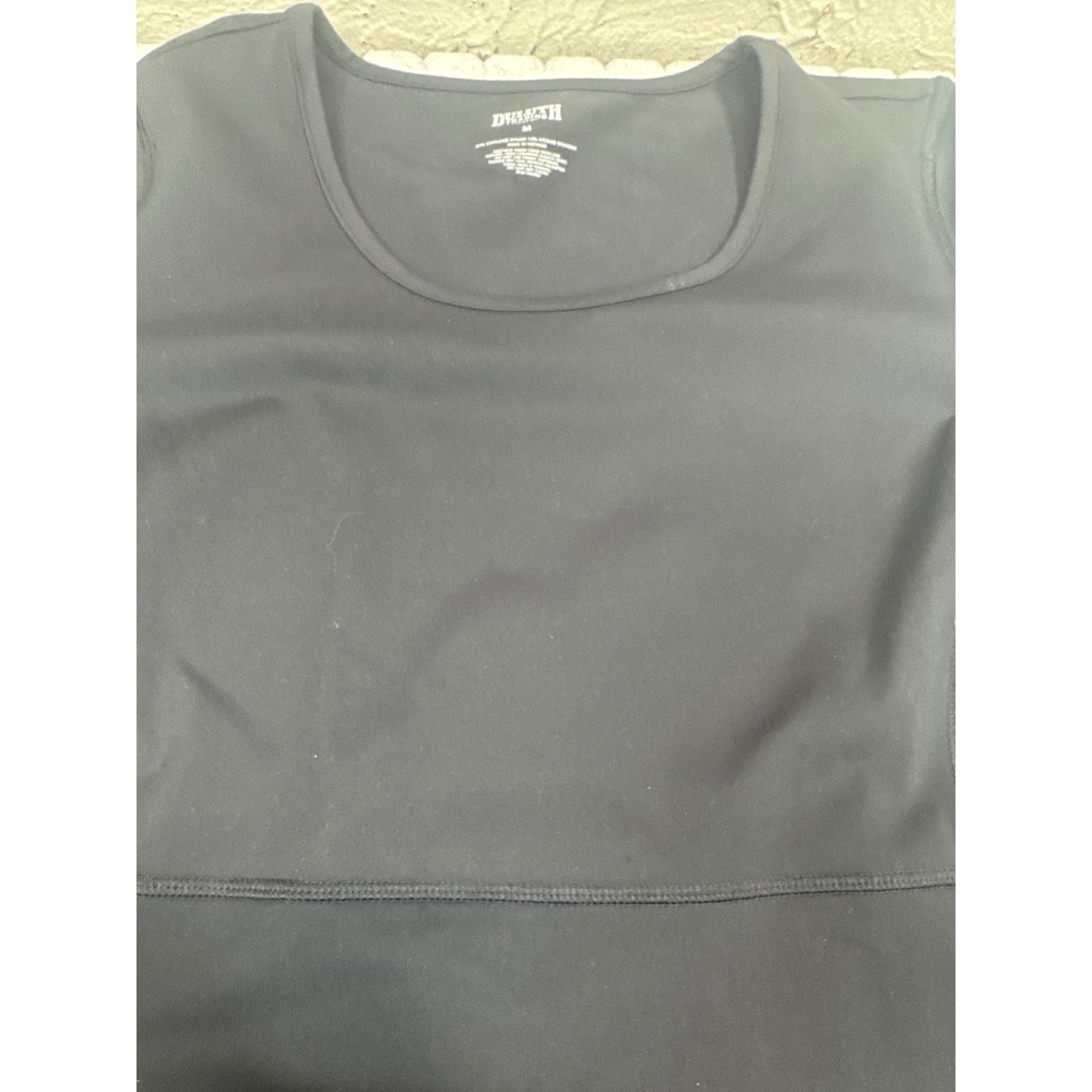 Duluth Trading Co Womens Black Supplex‎ Nylon Lycra Spandex Pocket Dress Medium